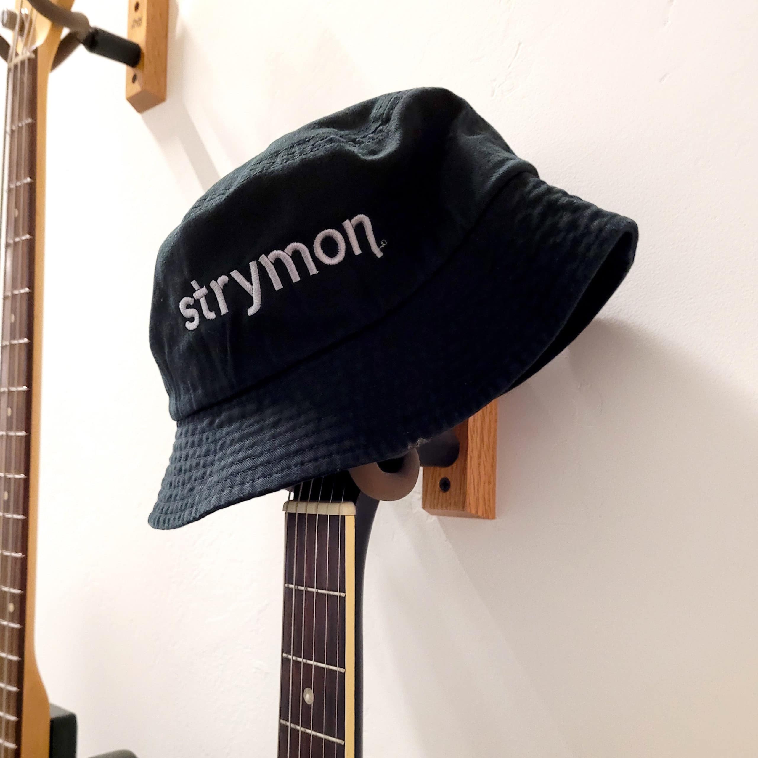 Strymon bucket hat (white on black) - Strymon