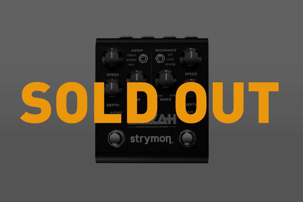 Strymon Zelzah with Sold Out Label